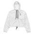 Basketball &God Vertical Smoke Women’S Crop Windbreaker
